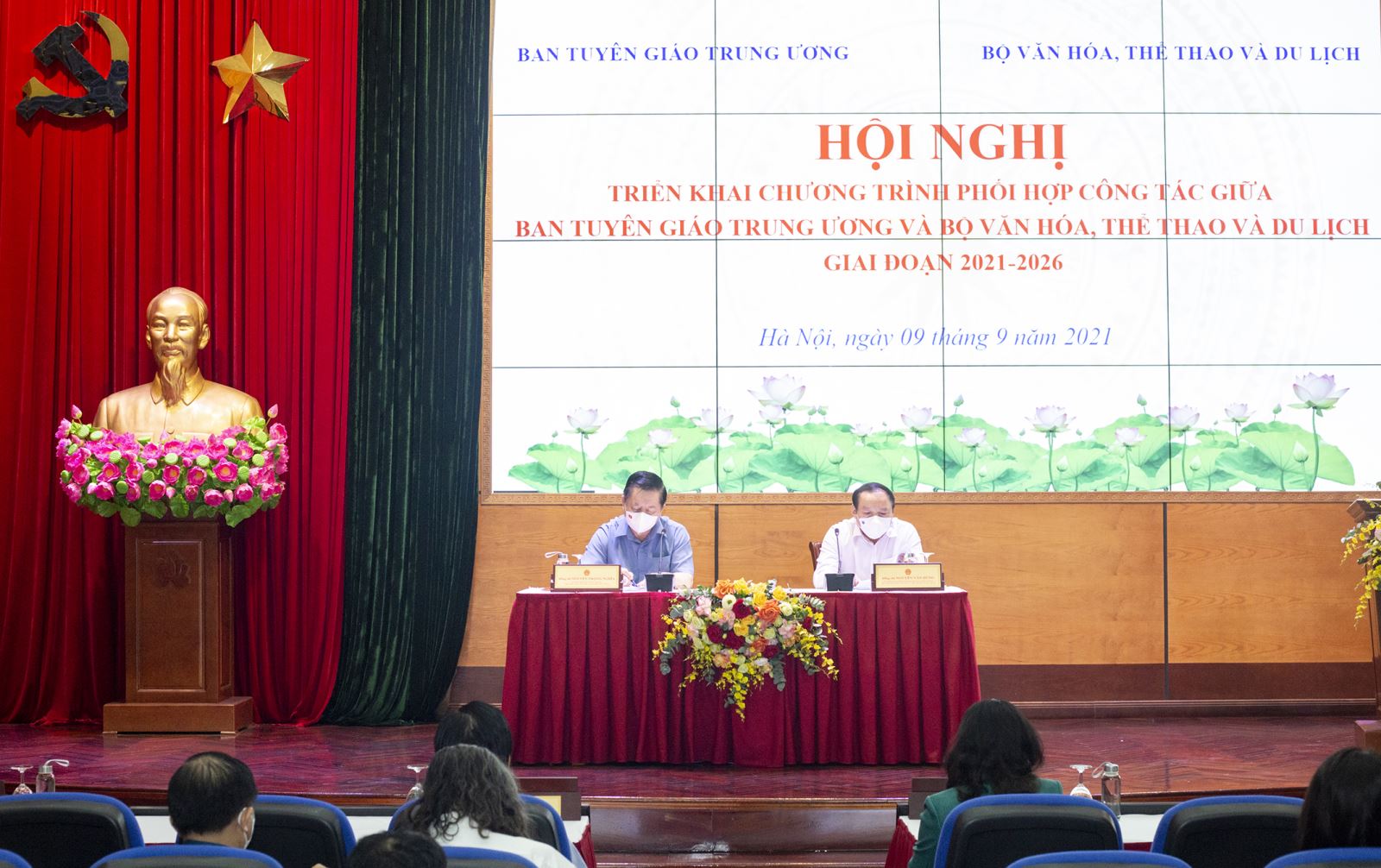 Triển khai Chương trình phối hợp công tác giữa Ban Tuyên giáo Trung ương và Bộ VHTTDL giai đoạn 2021-2026