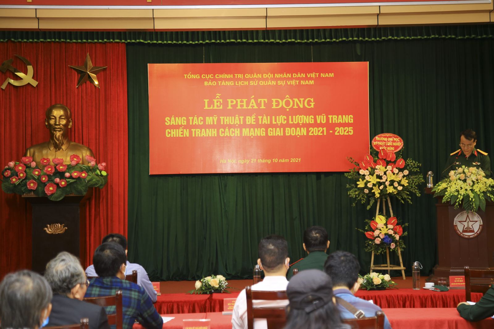 Phát động sáng tác mỹ thuật toàn quốc đề tài Lực lượng vũ trang - Chiến tranh cách mạng giai đoạn 2021-2025