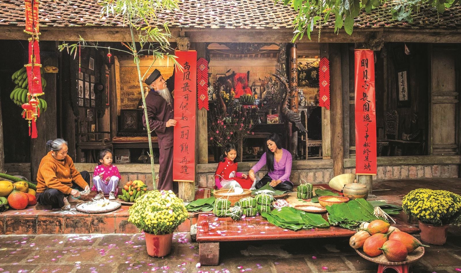 Thịt mỡ, dưa hành...