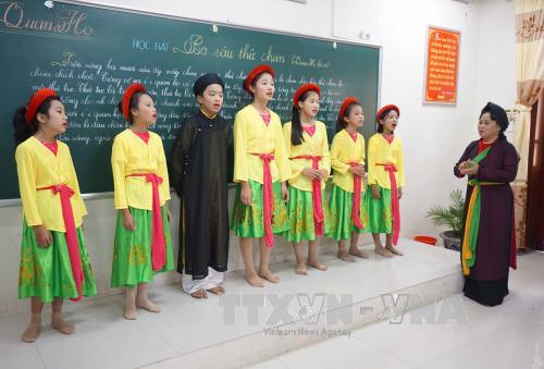 Dạy dân ca trong môi trường giáo dục phổ thông