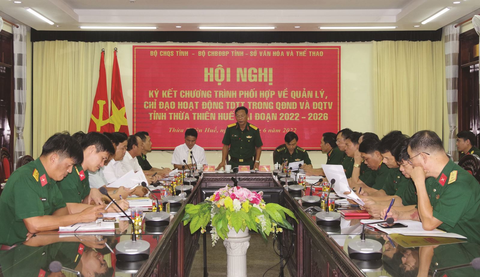 THỪA THIÊN HUẾ: Phối hợp hoạt động thể dục, thể thao trong Quân đội nhân dân và Dân quân tự vệ
