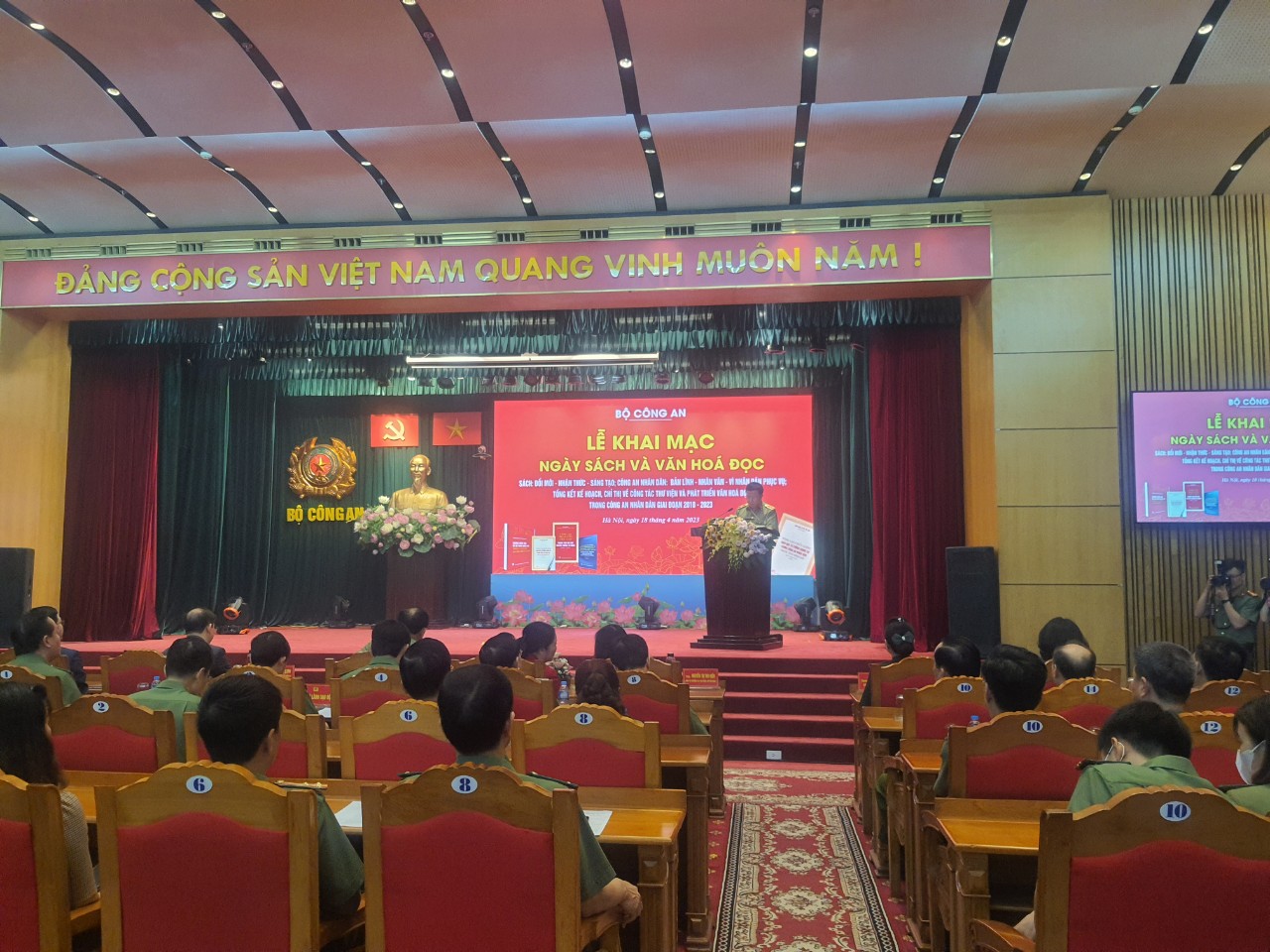 Ngày Sách và Văn hóa đọc trong CAND năm 2023: nhiều hoạt động lan tỏa văn hóa đọc