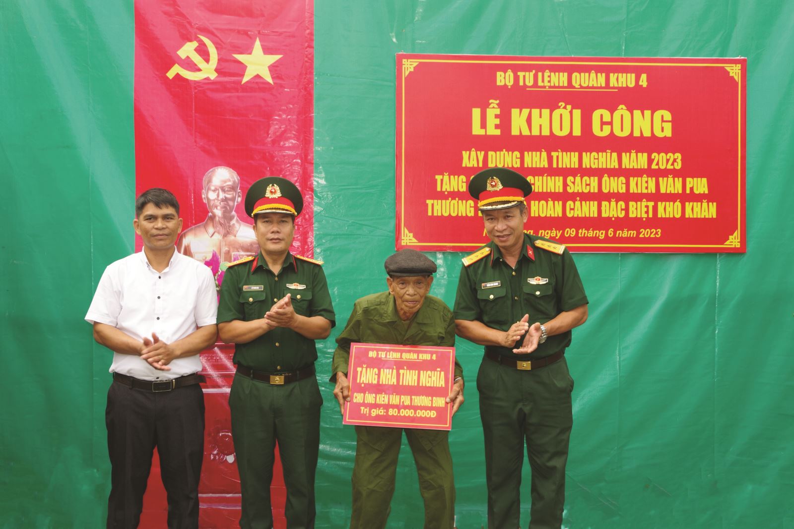 Thừa Thiên Huế: Khởi công xây dựng Nhà tình nghĩa tặng gia đình chính sách