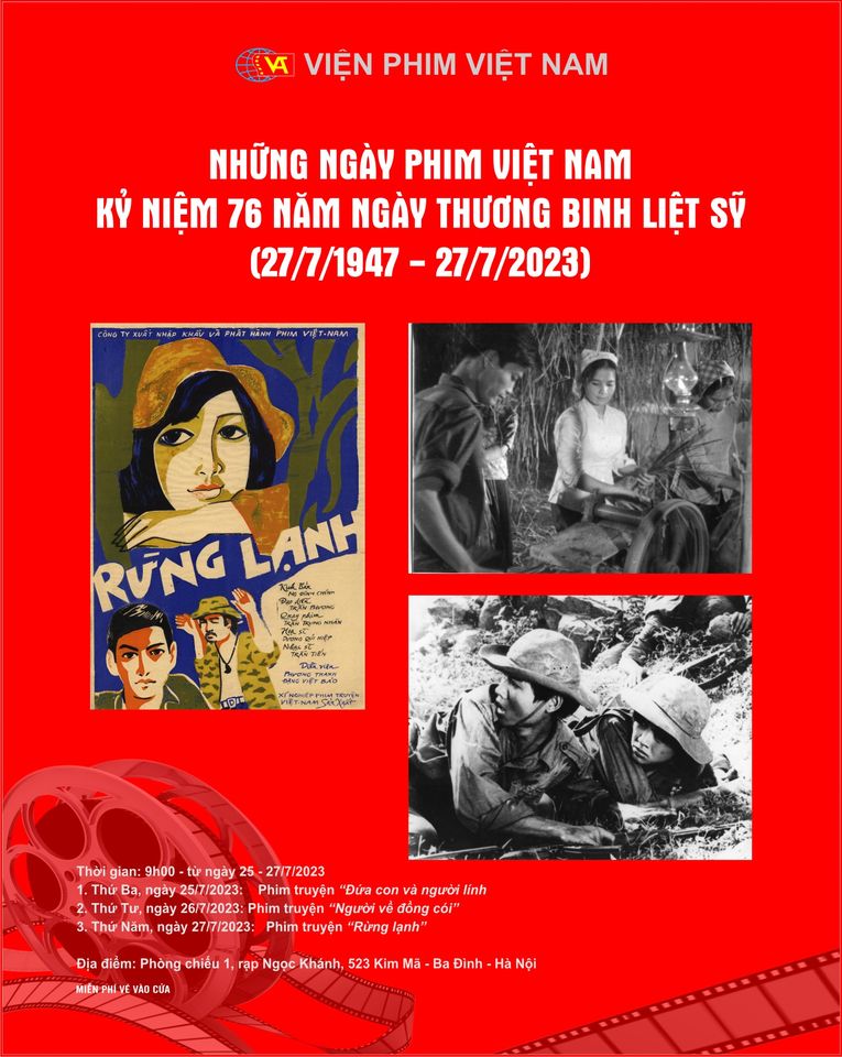 Chùm phim kỷ niệm 76 năm ngày Thương binh, liệt sĩ