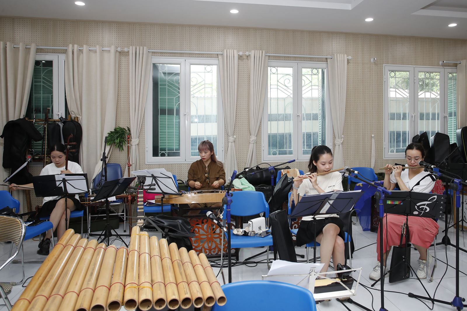 Dồn sức luyện tập, đảm bảo tiến độ cho Chương trình nghệ thuật đặc biệt “Giai điệu Tổ quốc”