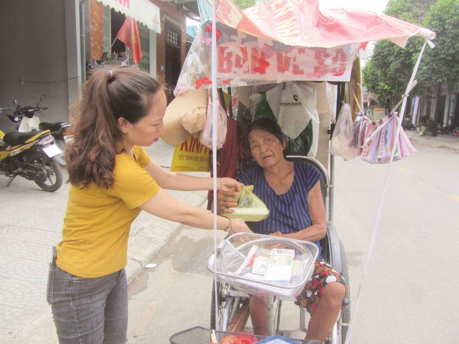 Chị Thiện Cát giàu lòng nhân ái 