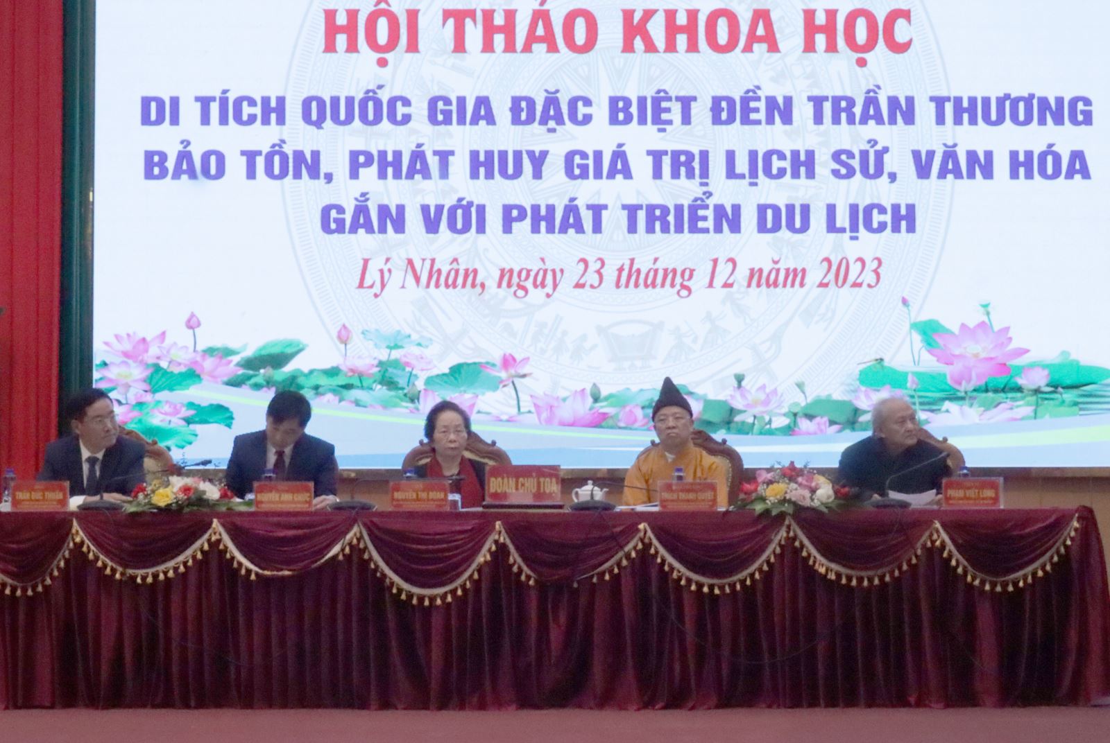 Bảo tồn và phát huy giá trị gắn với phát triển du lịch Di tích quốc gia đặc biệt đền Trần Thương (Lý Nhân, Hà Nam)