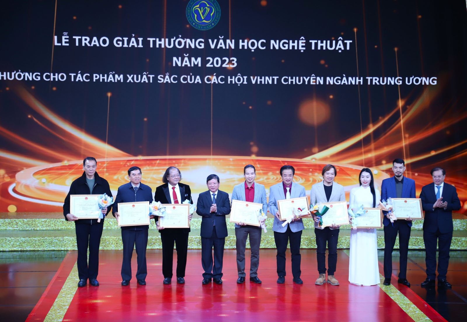 Trao Giải thưởng văn học nghệ thuật năm 2023