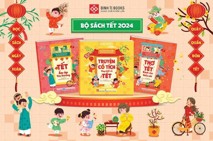 Sách Tết Giáp Thìn 2024: Rực rỡ sắc xuân