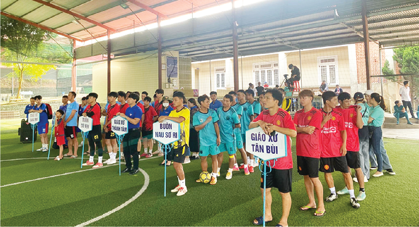 Lâm Đồng: Giải bóng đá thanh niên các dân tộc, tôn giáo năm 2024