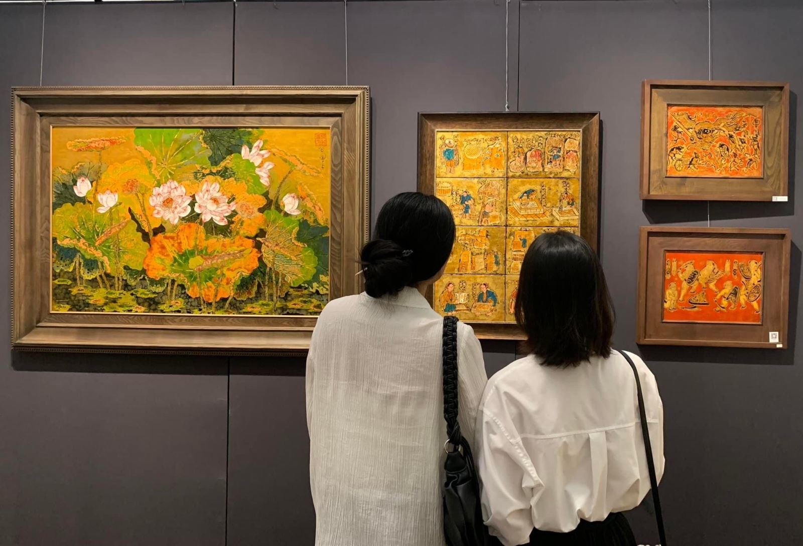 Triển lãm tranh sơn mài "Mạch di sản"