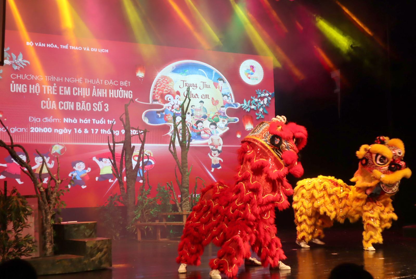 Nhà hát Tuổi trẻ tổ chức 2 đêm diễn “Trung thu cho em” để quyên góp, ủng hộ đồng bào chịu ảnh hưởng bão lũ
