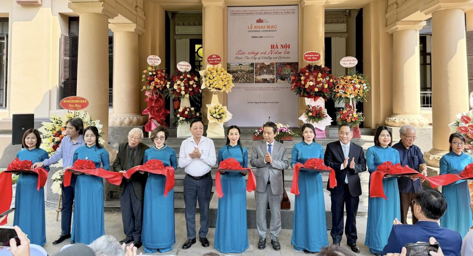 “Hà Nội - Sức sống và niềm tin” qua các tác phẩm mỹ thuật