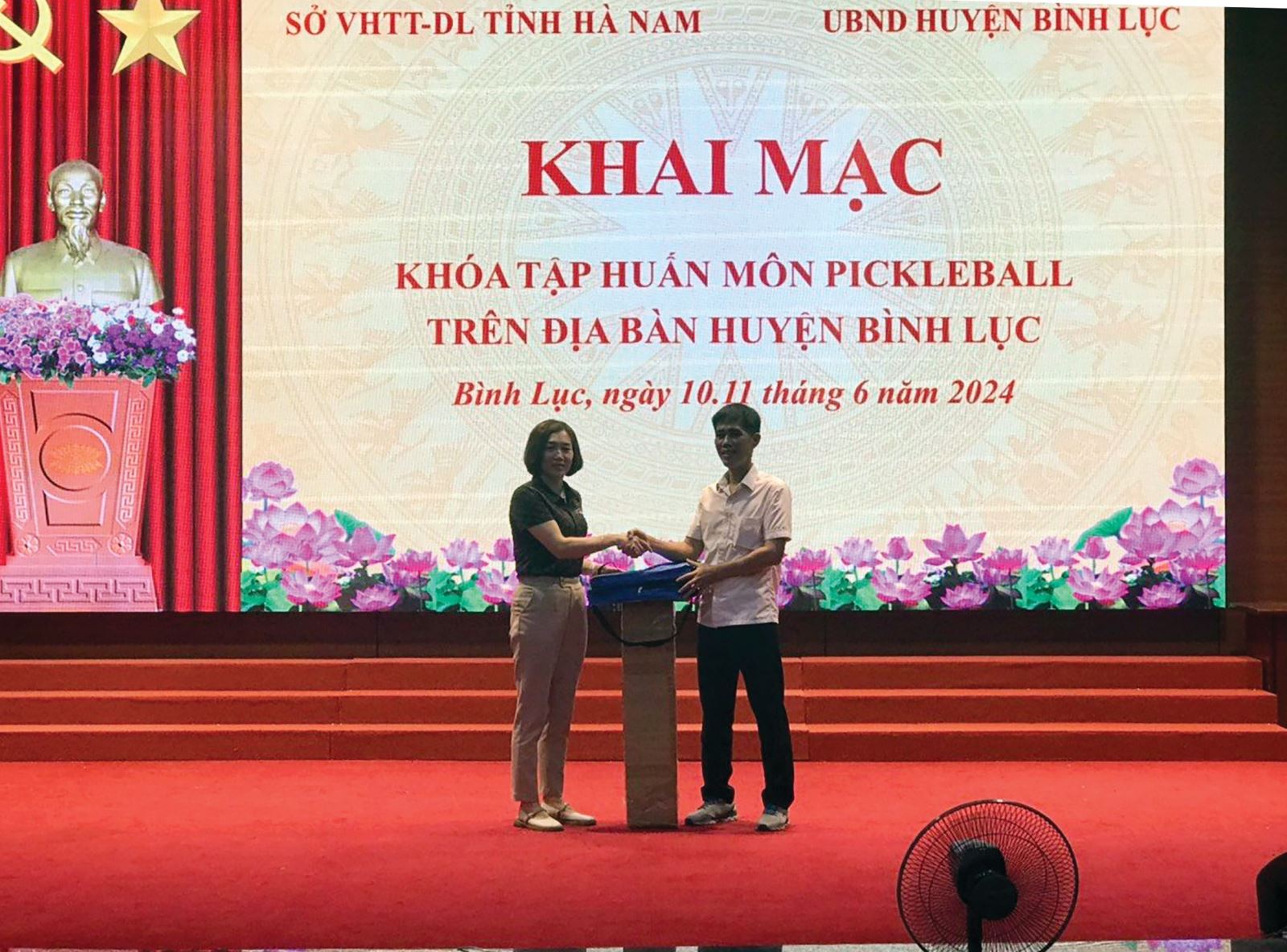 Hà Nam: Tích cực phối hợp tổ chức tập huấn, giới thiệu môn Pickleball