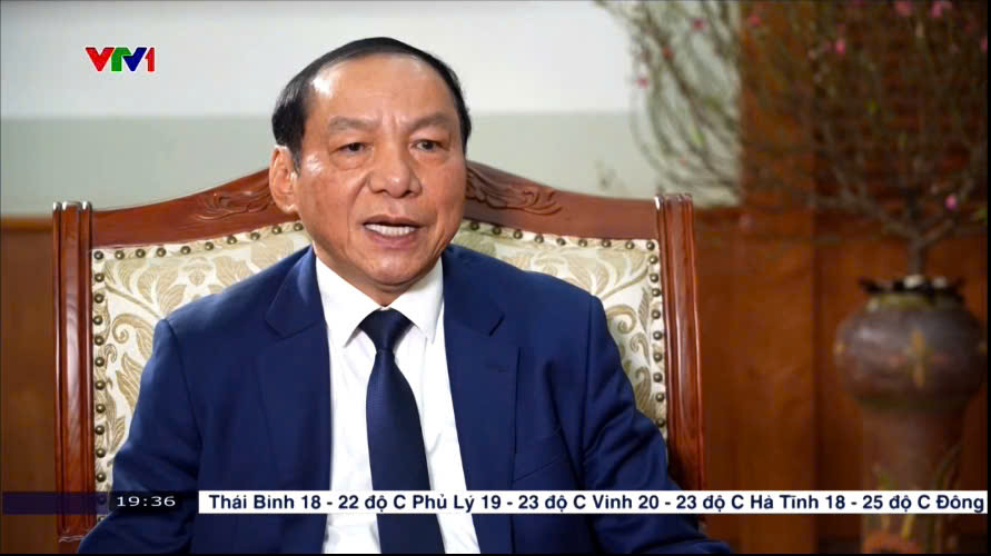 Bộ trưởng Nguyễn Văn Hùng trả lời phỏng vấn VTV về những dấu ấn nổi bật của lĩnh vực văn hóa trong năm 2024