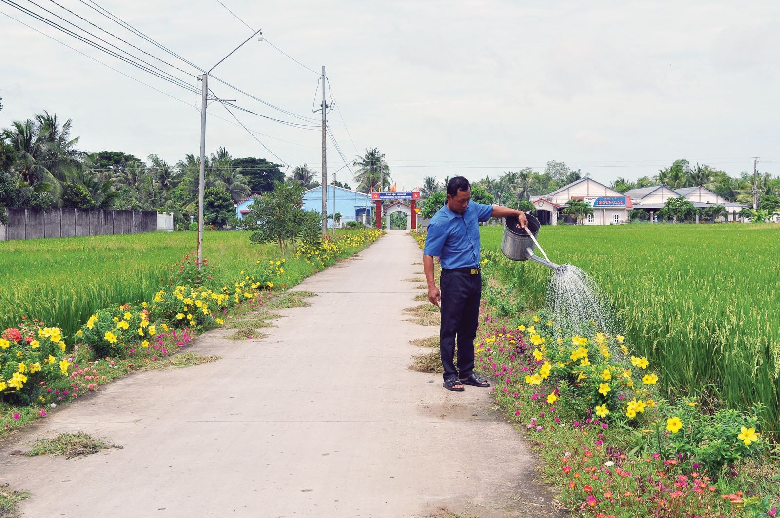 Bí thư chi bộ học theo Bác