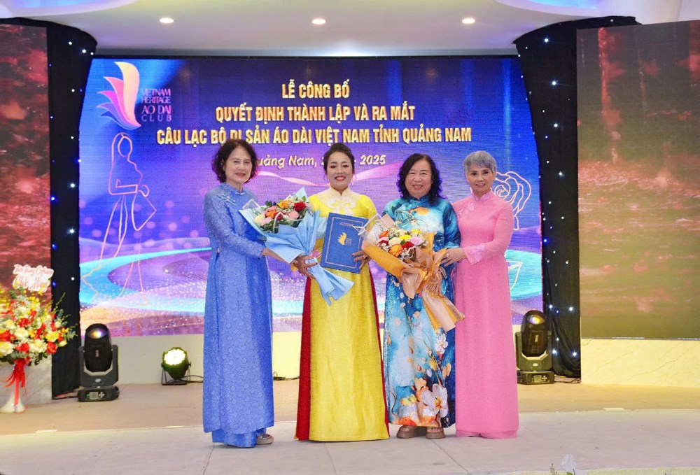 Ra mắt Câu lạc bộ Di sản Áo dài Việt Nam tỉnh Quảng Nam