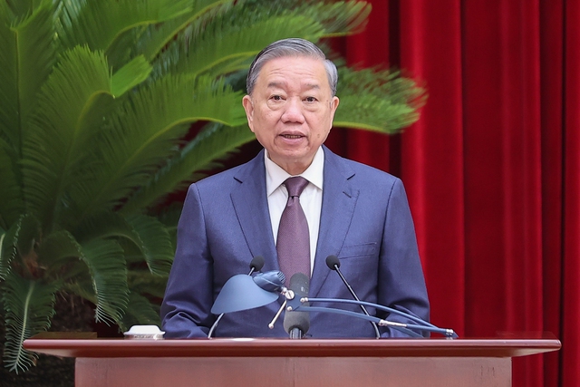 Toàn văn bài phát biểu của Tổng Bí thư Tô Lâm tại phiên khai mạc Hội nghị Trung ương 12- khóa XIII
