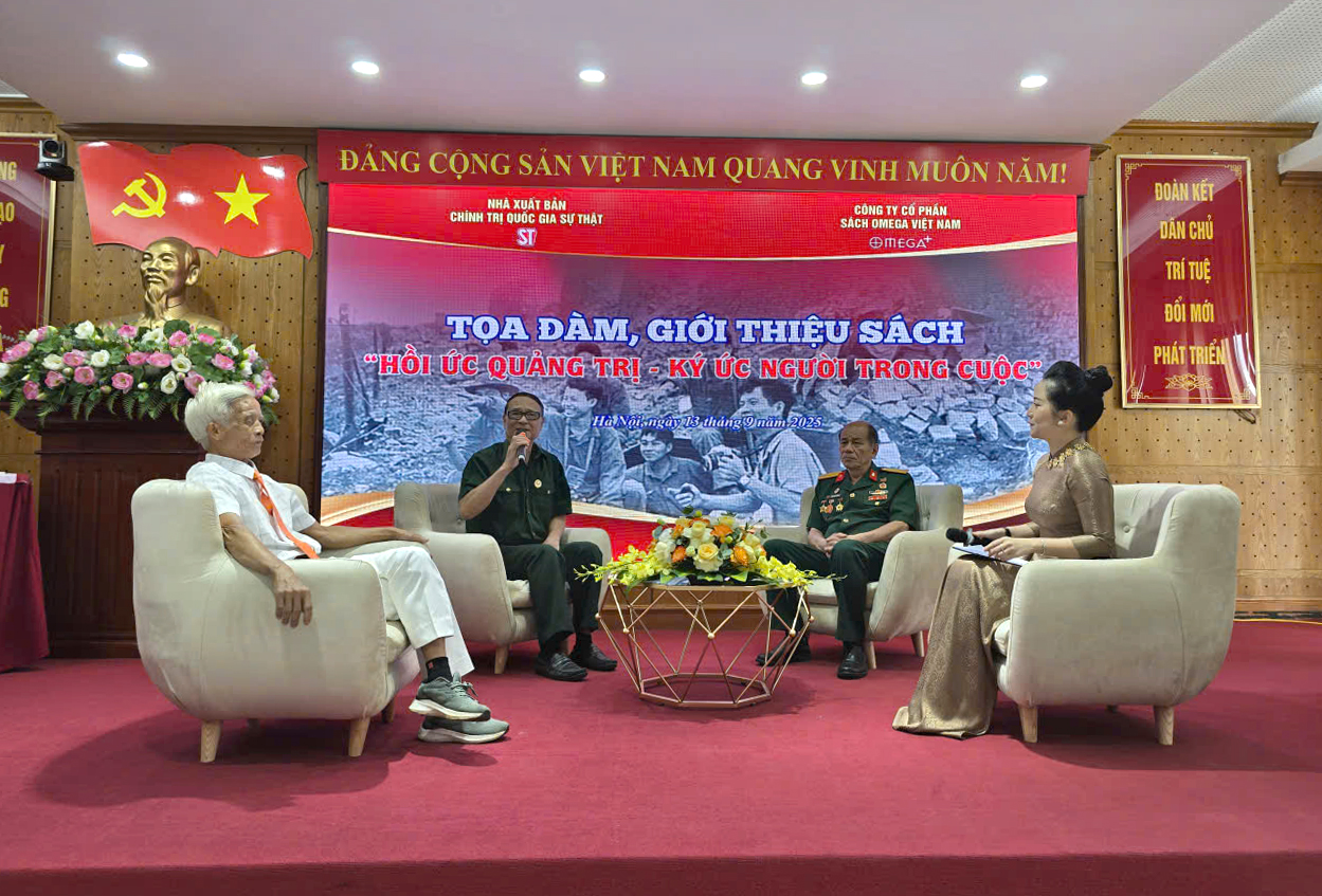Tọa đàm, giới thiệu sách “Hồi ức Quảng Trị - Ký ức người trong cuộc”