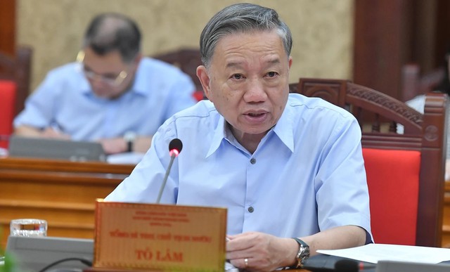 Tổng Bí thư Tô Lâm thăm hỏi, động viên đồng bào, cán bộ, chiến sĩ trên cả nước đang ứng phó, khắc phục hậu quả thiên tai