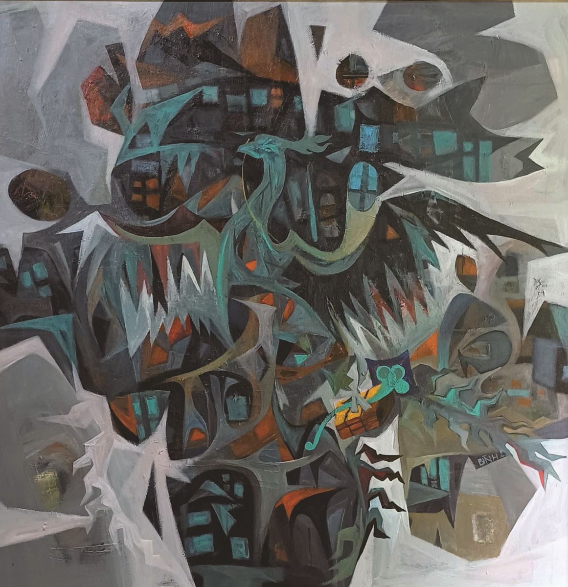 Hình tượng tứ linh qua góc nhìn mỹ thuật đương đại