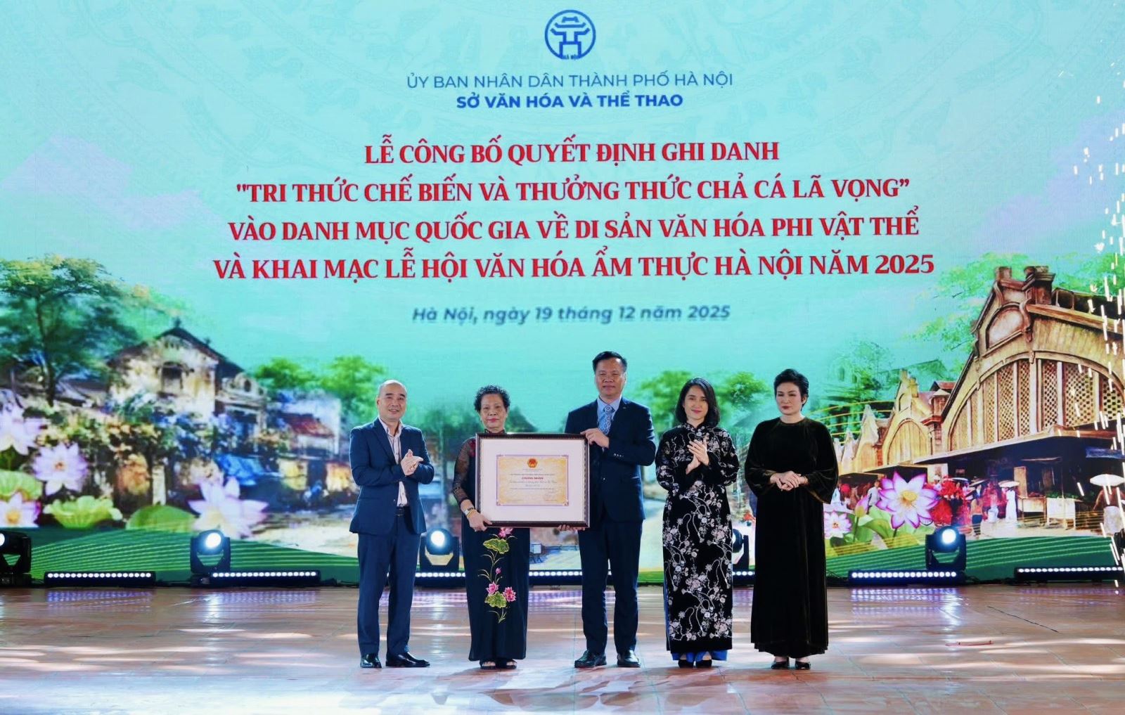 Khai mạc Lễ hội văn hóa ẩm thực Hà Nội 2025: Hành trình kết nối di sản, sáng tạo và công nghiệp văn hóa